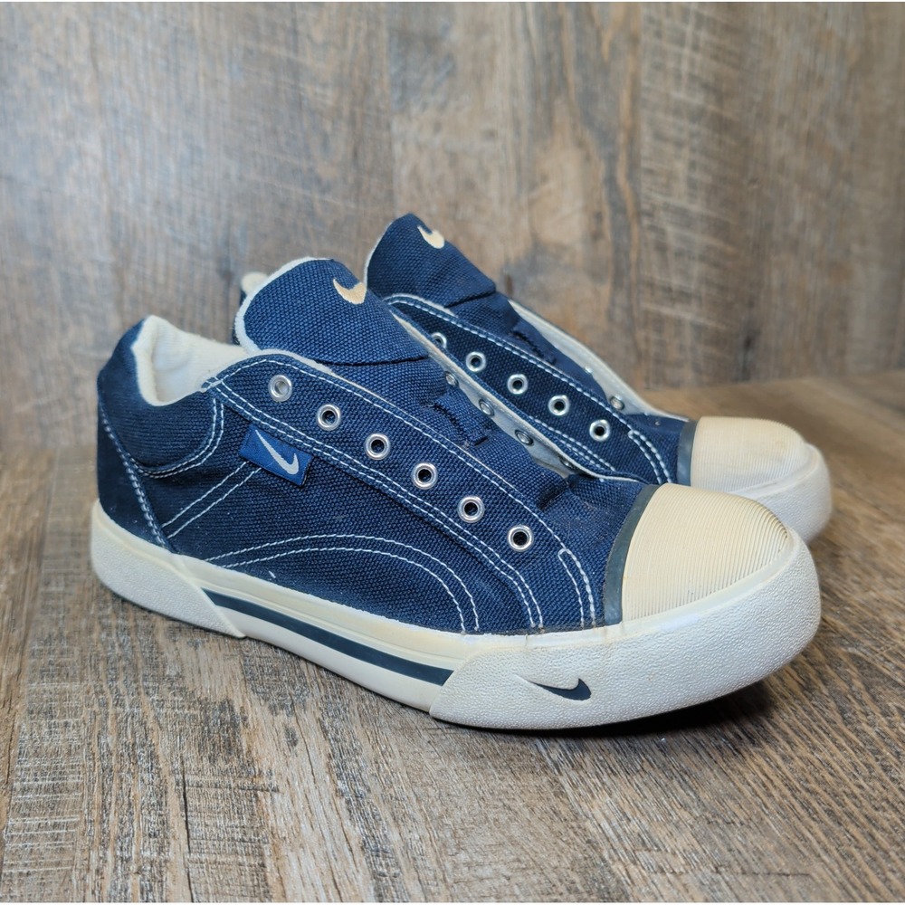 VINTAGE 1998 Nike Hermosa Canvas Low Midnight Navy (143020-411) Womens Size 7